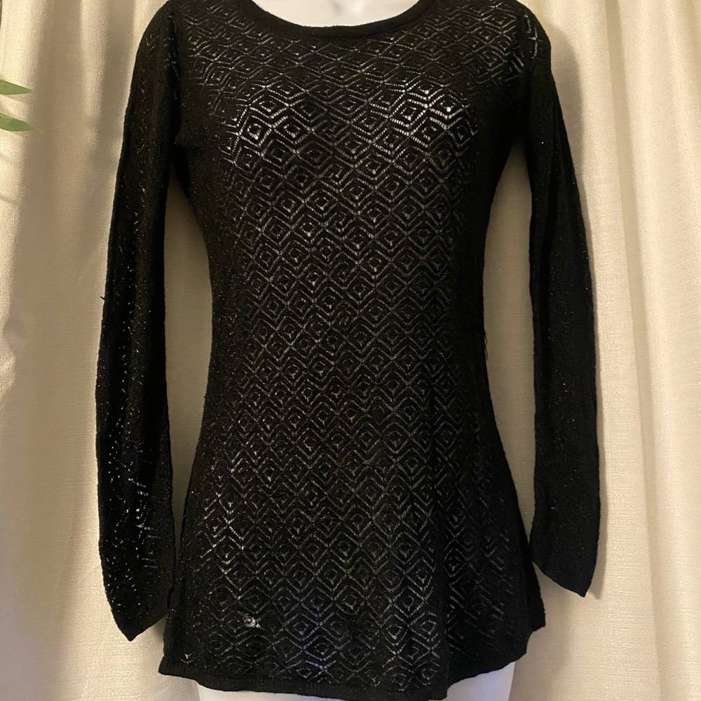 Black Orsay Top